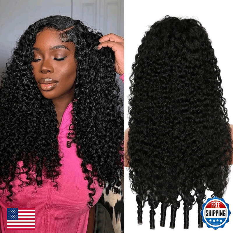 Sterly Hidden Strap 360 Lace Front Wigs Human Hair Burmese Curly Glueless - Image 1
