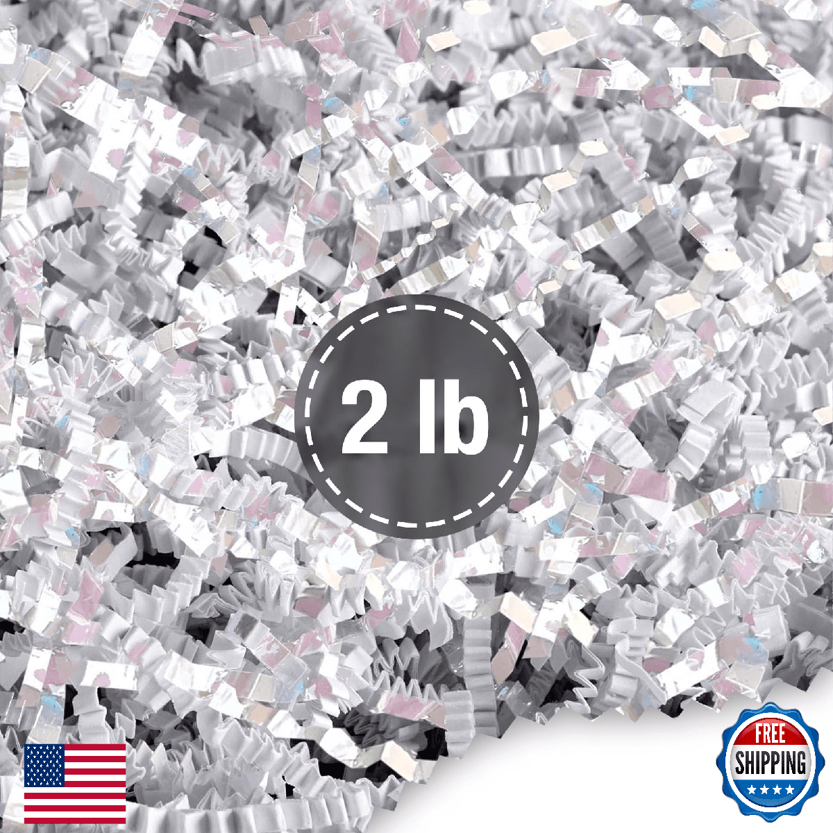 FRILLZ by DECOfill™ Crinkle Cut Paper Shred Filler for Baskets, Gifts, Packing a - Image 1