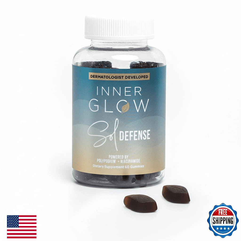 Inner Glow Sol Defense Gummies - Derm/Plastic Surgeon-Formulated Skin Support - Image 1