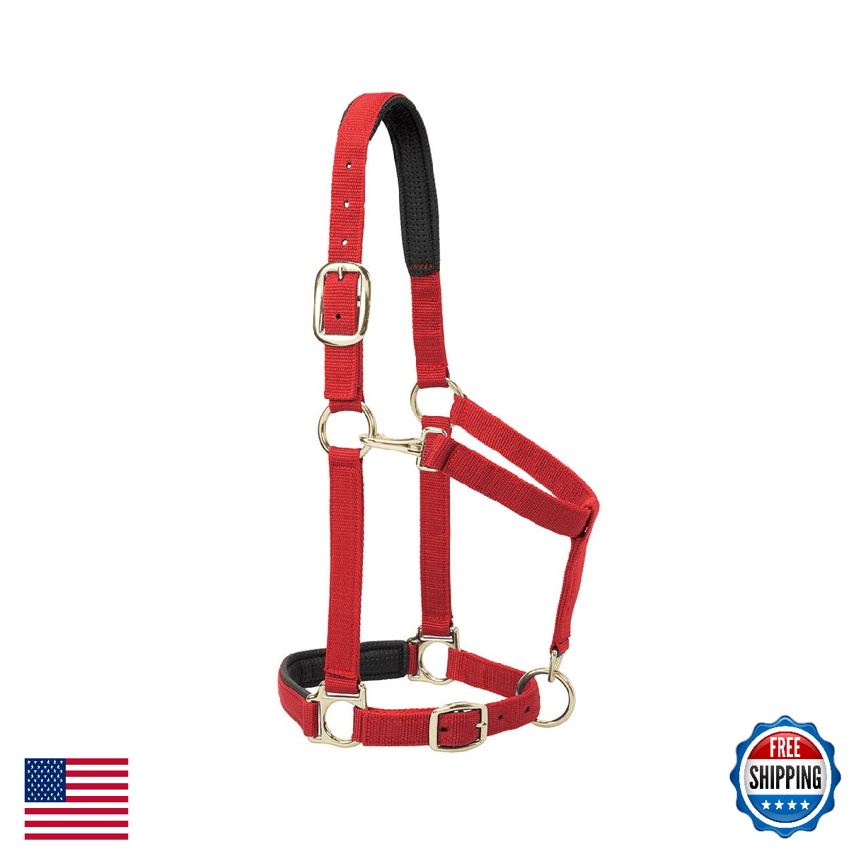 Weaver Equine Breakaway Horse Halter, Comfort Foam Padding, Adjustable Chin - Image 1