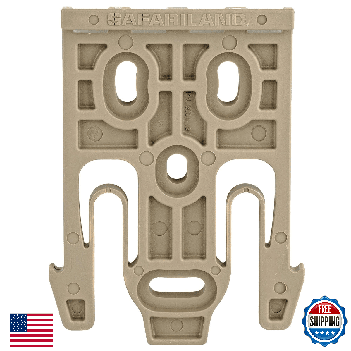Safariland QLS 19 Quick Locking System Holster Fork Kit Flat Dark Earth - Image 1