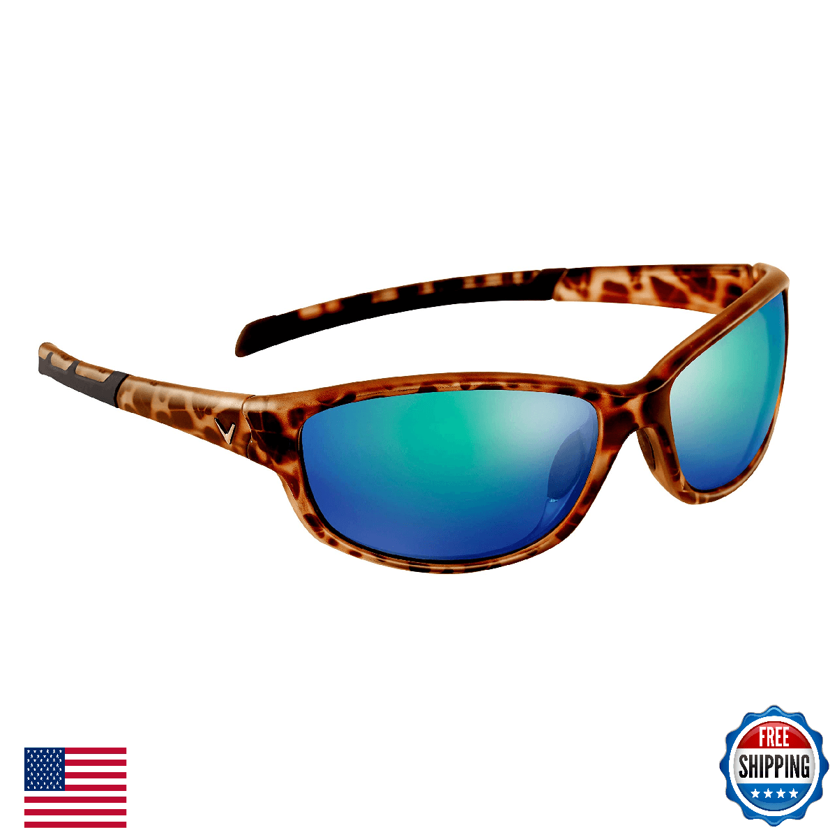 Callaway Sungear Golf Sunglasses - Leopard - P2X Lenses, UV Protection - Image 1
