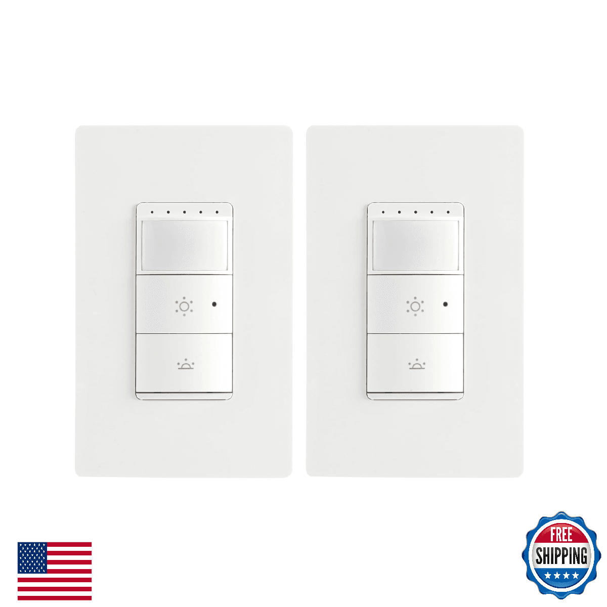 Amazon Basics Smart Motion Sensor Dimmer Switch, Single Pole, Works with Alexa - Image 1