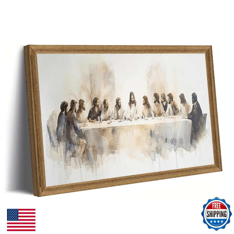 Fantasy Artists The Last Supper Christian Wall Art Sacred Biblical Scene Of - Image 1