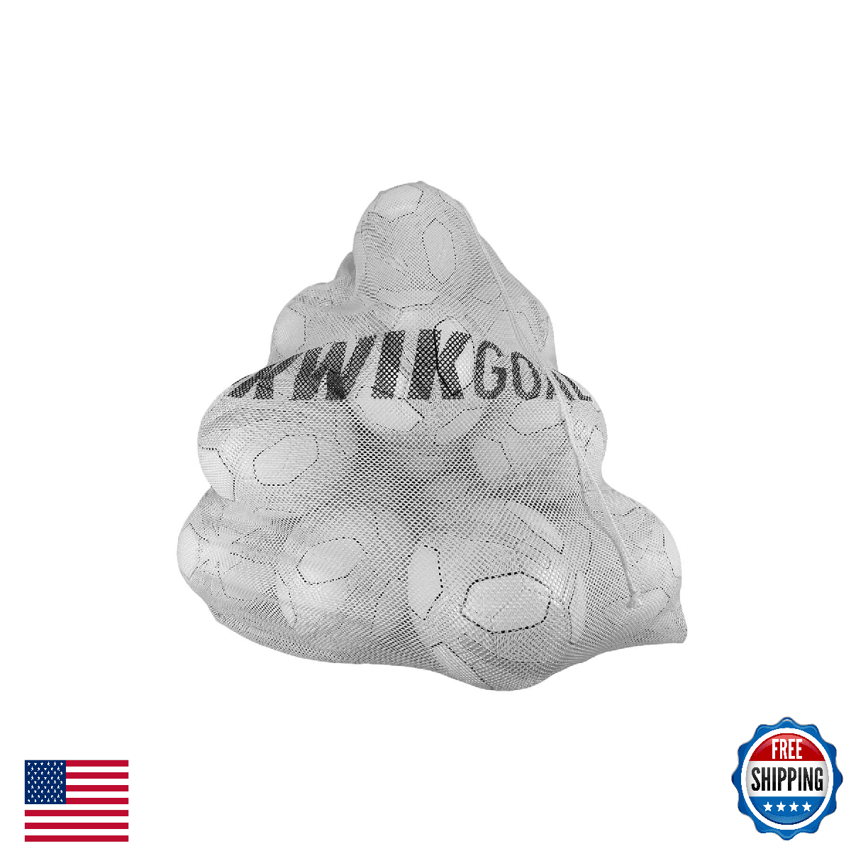 Kwik Goal Jumbo Equipment Bag White 48x36 Soccer Ball Storage up to 20 Balls - Image 1