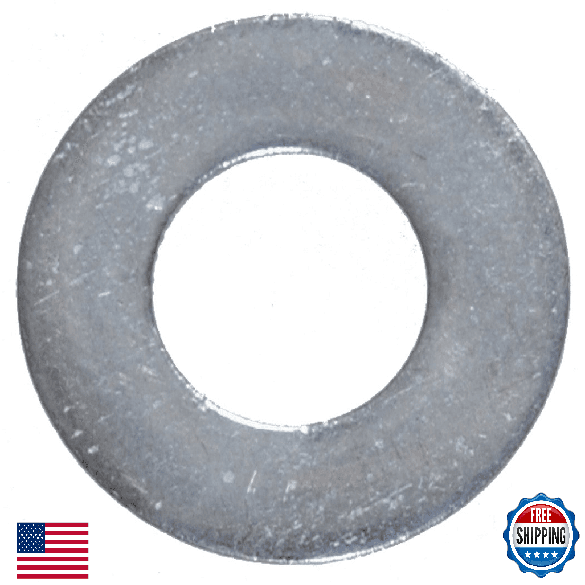 Hillman 811073 Hot Dipped Galvanized Flat Washers, 1/2-Inch, 50-Pack - Image 1