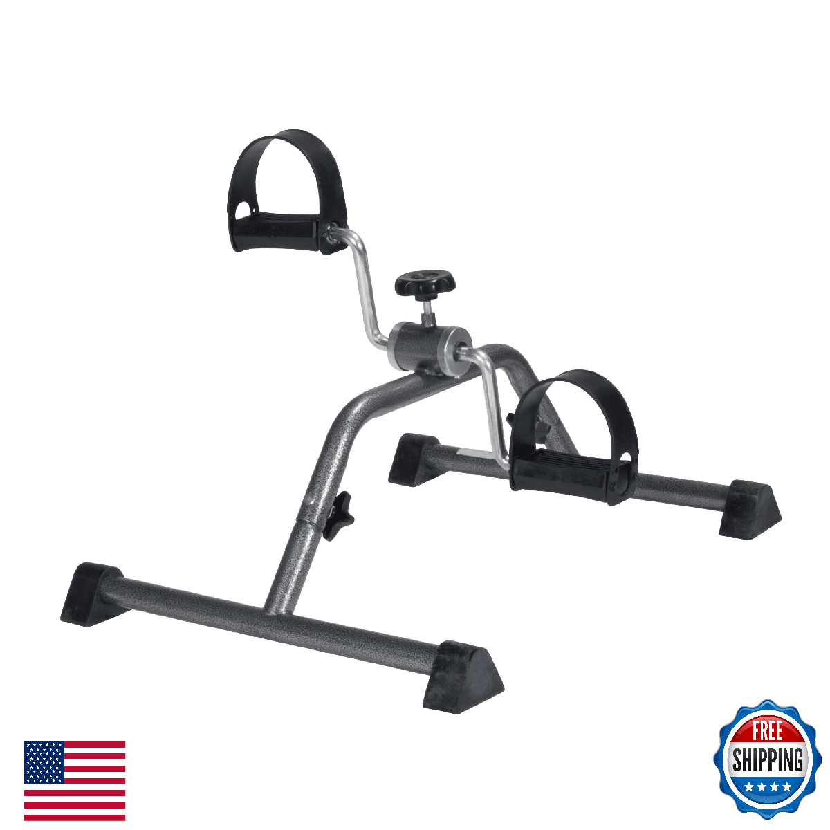 Drive 10270KDRSV-1 Pedal Exerciser, Silver Vein, Adjustable Tension, Folding - Image 1