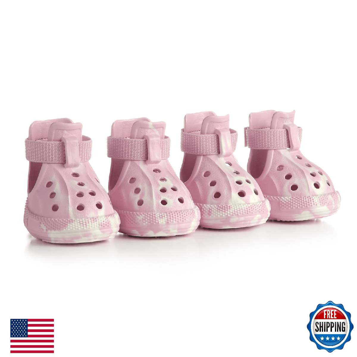 AOKOWN Dog Shoes for Hot Summer Pavement, Dog Shoes for Medium Dogs, Waterproof - Image 1