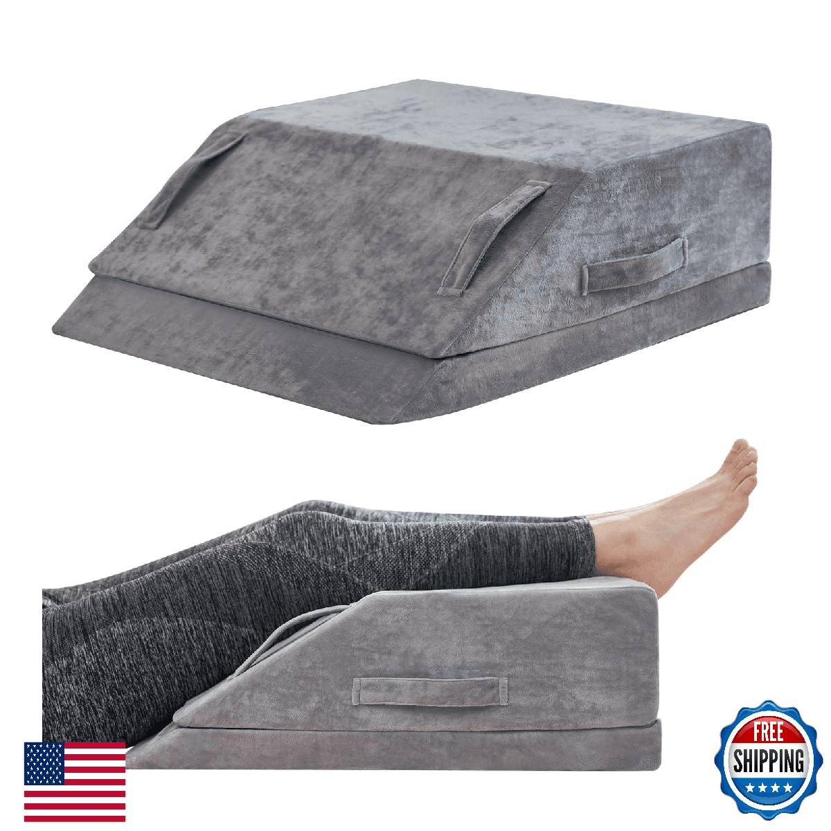 jakoola Wedge Pillow for Sleeping, Bed Wedge Pillow for After Surgery 2-Height M - Image 1