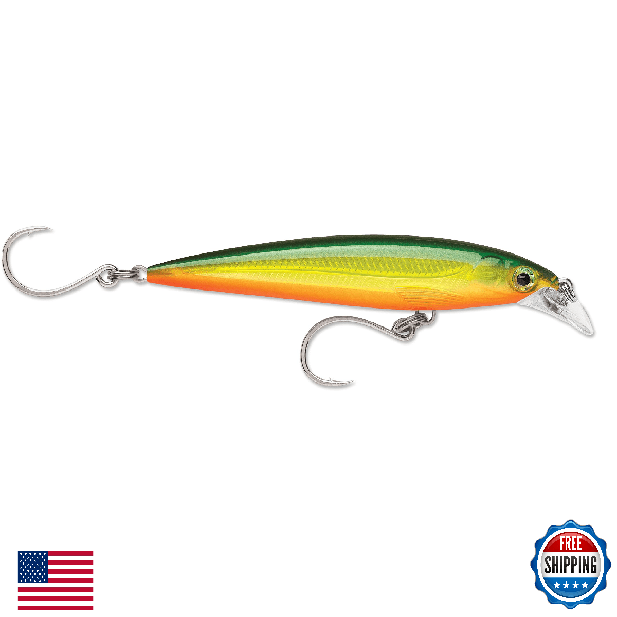 Rapala X-Rap Long Cast 14 Hot Olive Fishing Lure SXRL14HO - Image 1