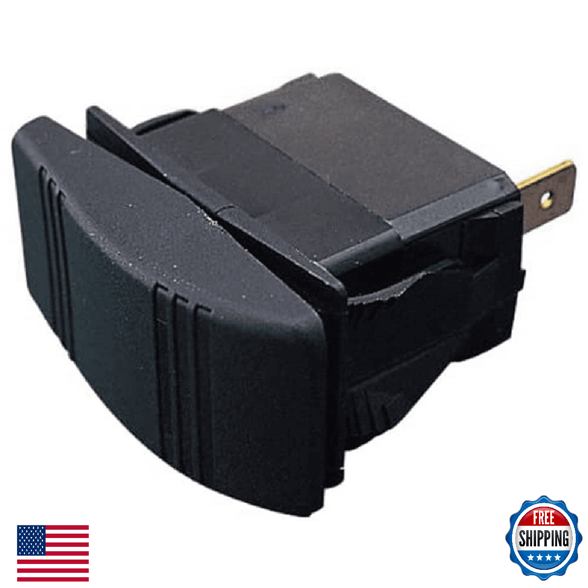 Sea Dog 420218-1 Illuminating Contura Rocker Switch On/Off/On DPDT 12V 20A - Image 1