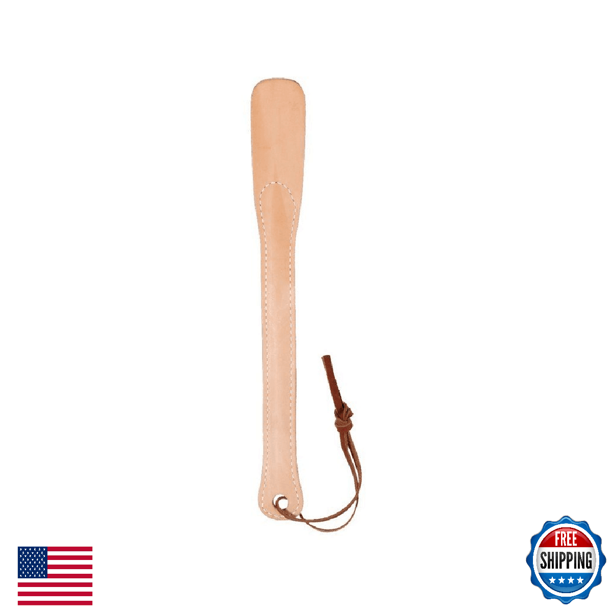 Tough 1 Leather Doggin Bat - Perfectly Balanced, Spring Steel Core - Image 1