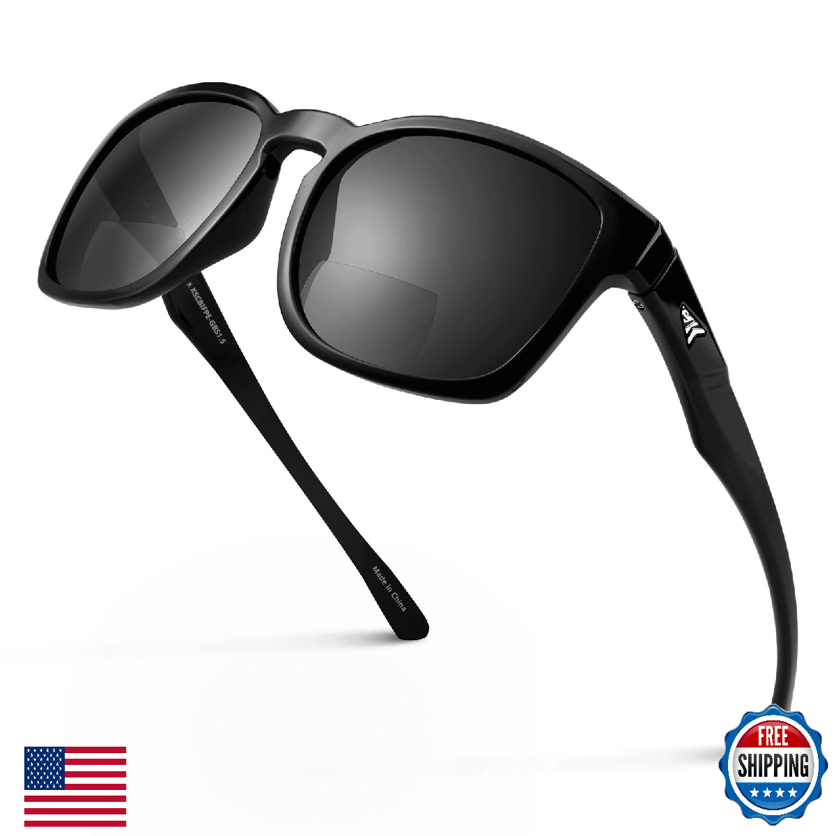 KastKing Pecos Polarized Bifocal Sunglasses 1.5x 2.0x 2.5x Magnification - Image 1