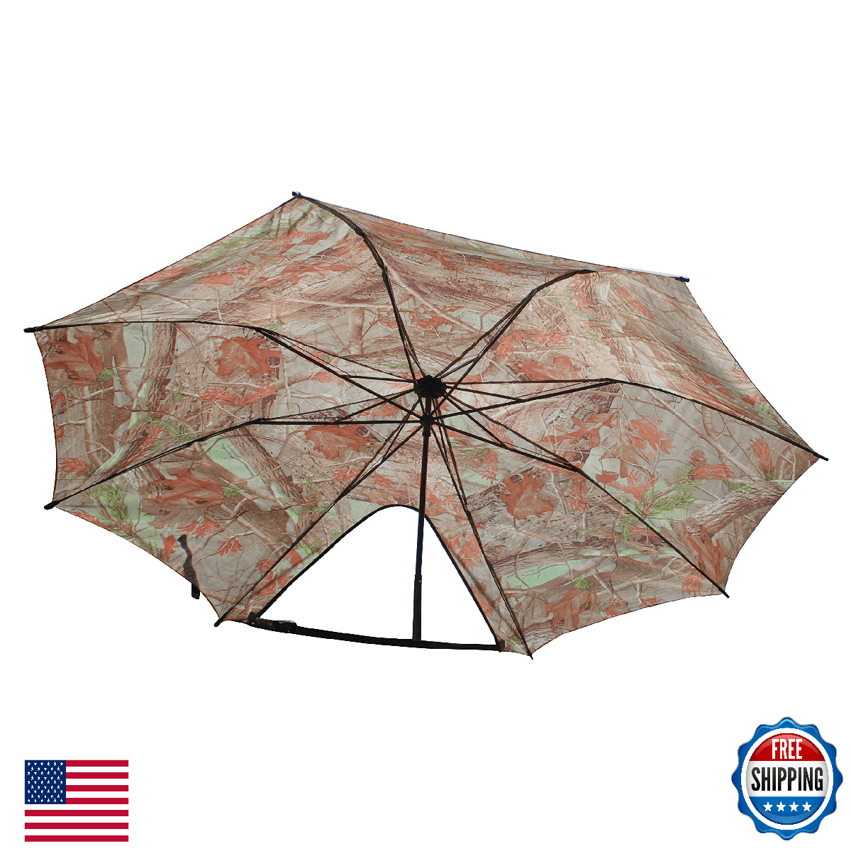 Dead Ringer Tree Stand Umbrella Camouflage - Stay Dry Hunting - Image 1