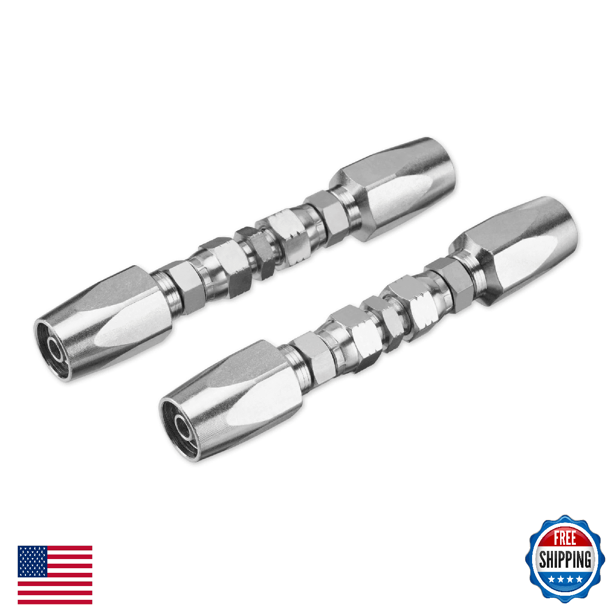 SPARKWHIZ Hydraulic Hose Repair Kit 1/2" Reusable for R2 R16 R17 R19 Hoses - Image 1