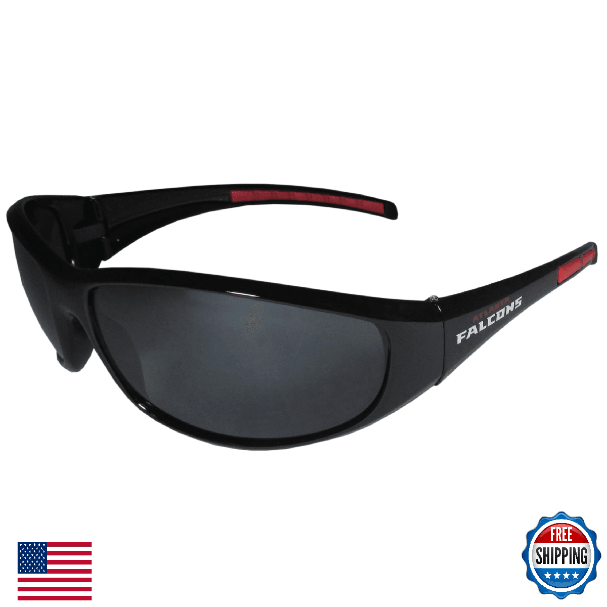 Atlanta Falcons Wrap Sunglasses - UV Protection, Team Logo - Image 1