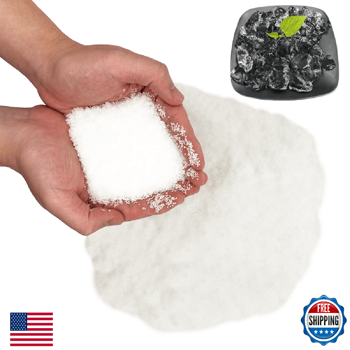 HOT SEAL 3 Lb Water Storing Crystals for Plants - Prevents Drought & Over-Wateri - Image 1