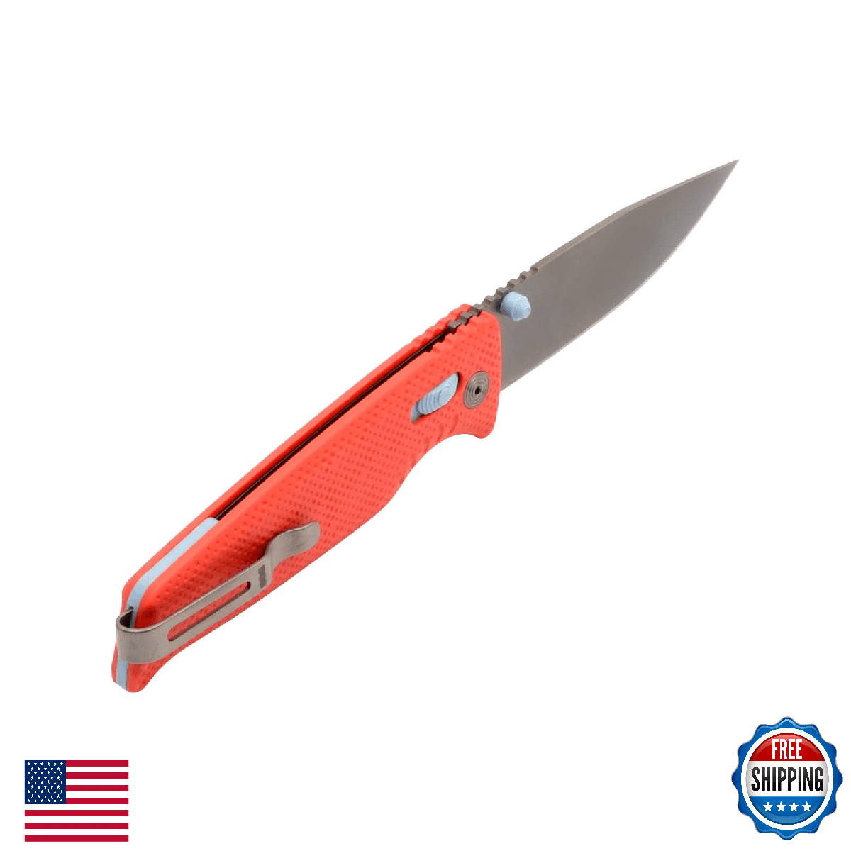 SOG Altair XR Folding Knife - Canyon Red & Stone Blue, CRYO 154CM Steel - Image 1