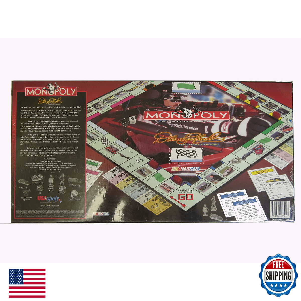 Dale Earnhardt Monopoly NASCAR Special Edition Board Game - Image 1