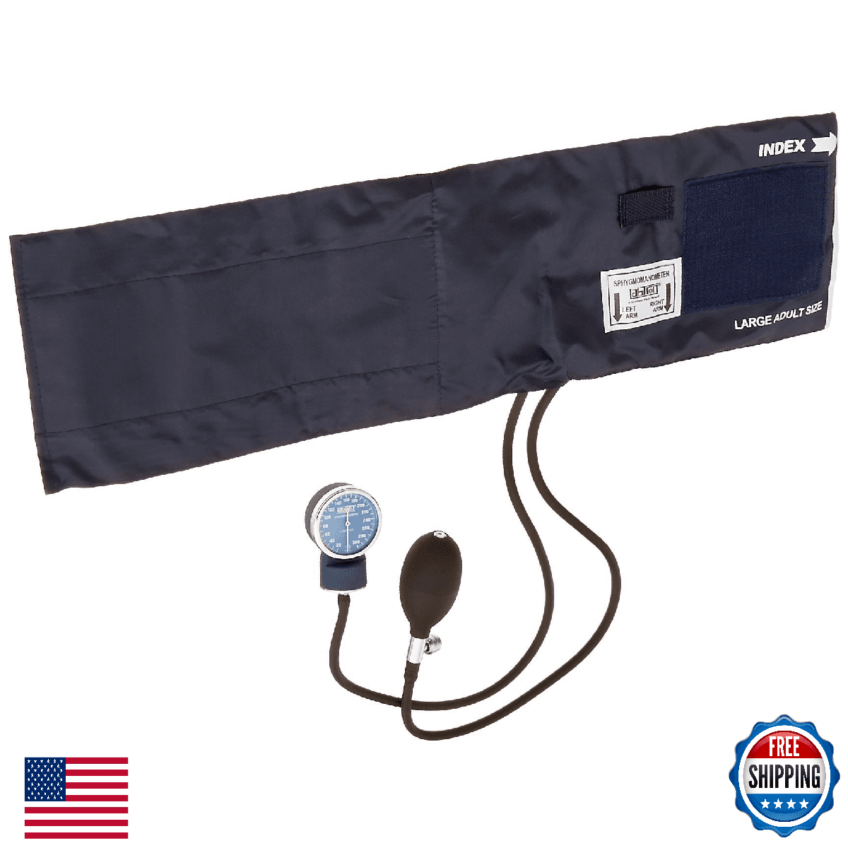 Graham-Field Labstar Latex-Free Sphygmomanometer - Manual Blood Pressure Monitor - Image 1