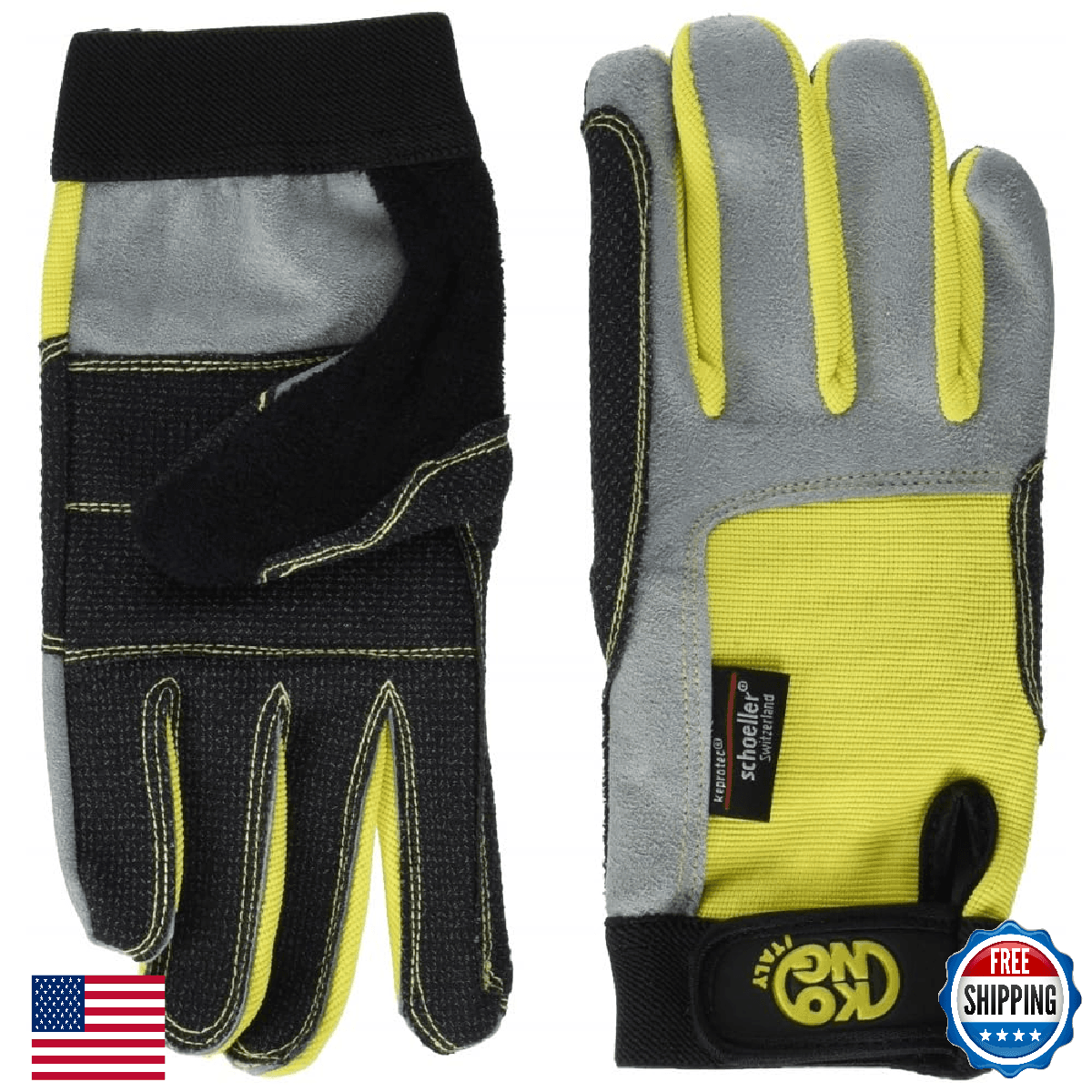 Kong Italy Climbing Gloves Full Finger M-L Durable Protection - Image 1
