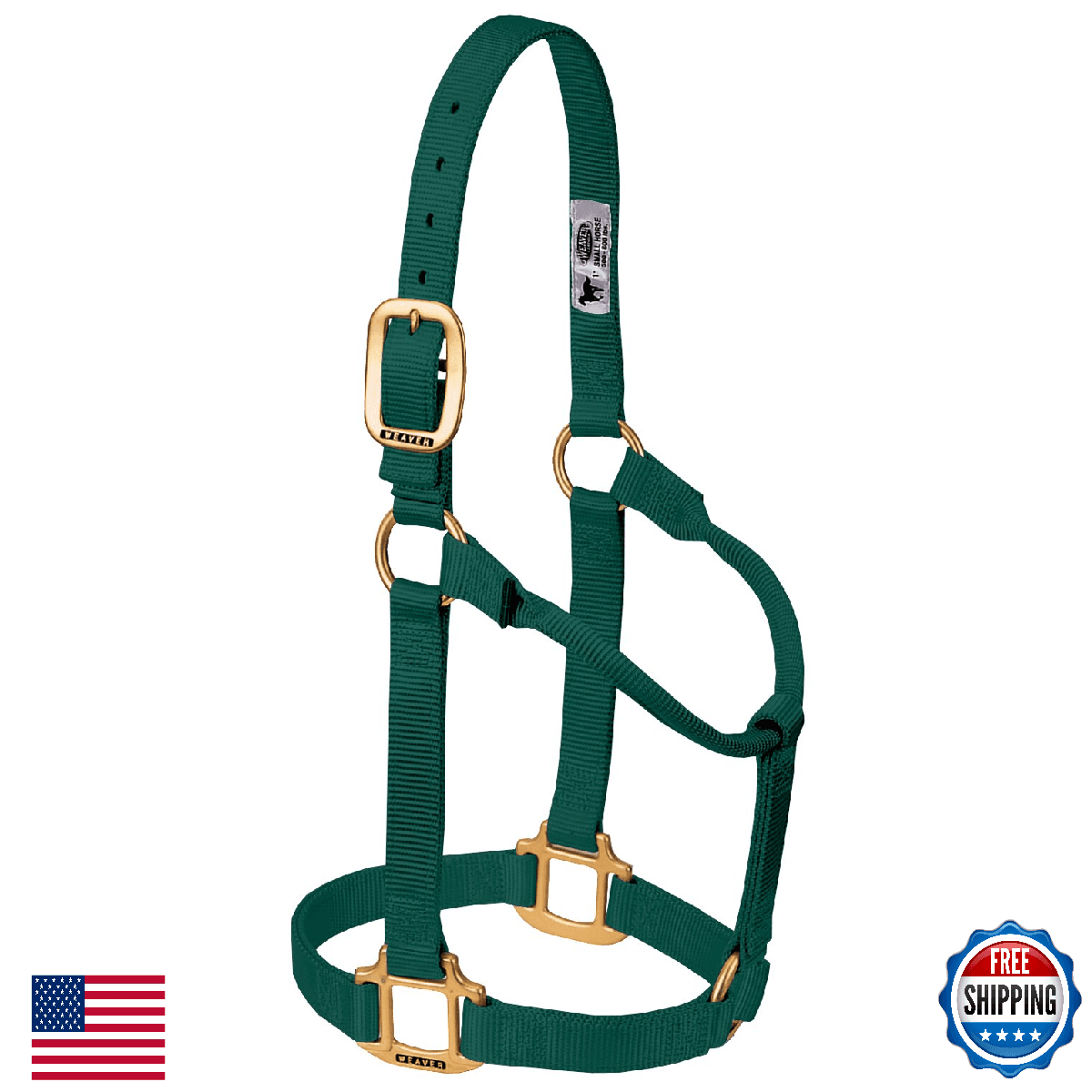 Weaver Leather Original Non-Adjustable Nylon Horse Halter - Sm Horse/Weanling - Image 1