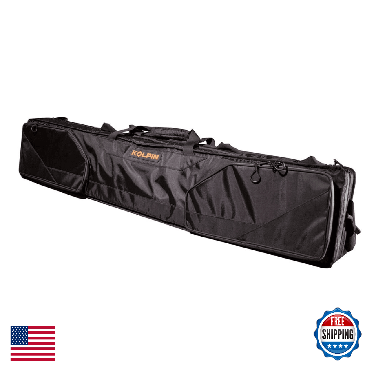 Kolpin 20830 52" Black Double Scoped Rifle & Shotgun Gun Case - Image 1