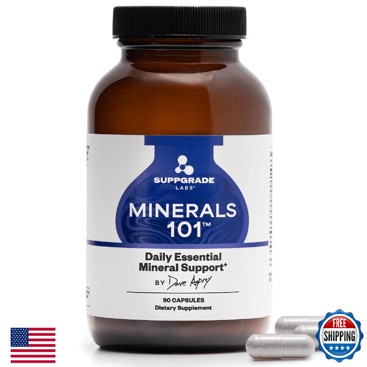 Suppgrade Labs Minerals 101 by Dave Asprey | Daily Essential Mineral Support | T - Image 1