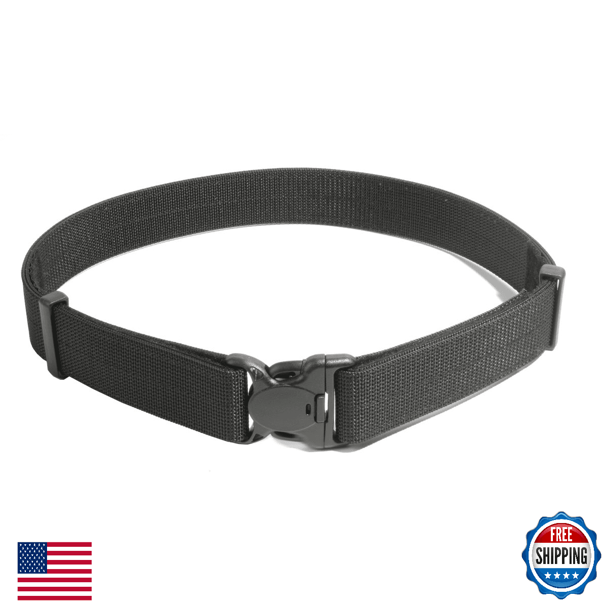BLACKHAWK Web Duty Belt w/ Hook & Loop Closure - Medium (32-36") 2" Width - Image 1