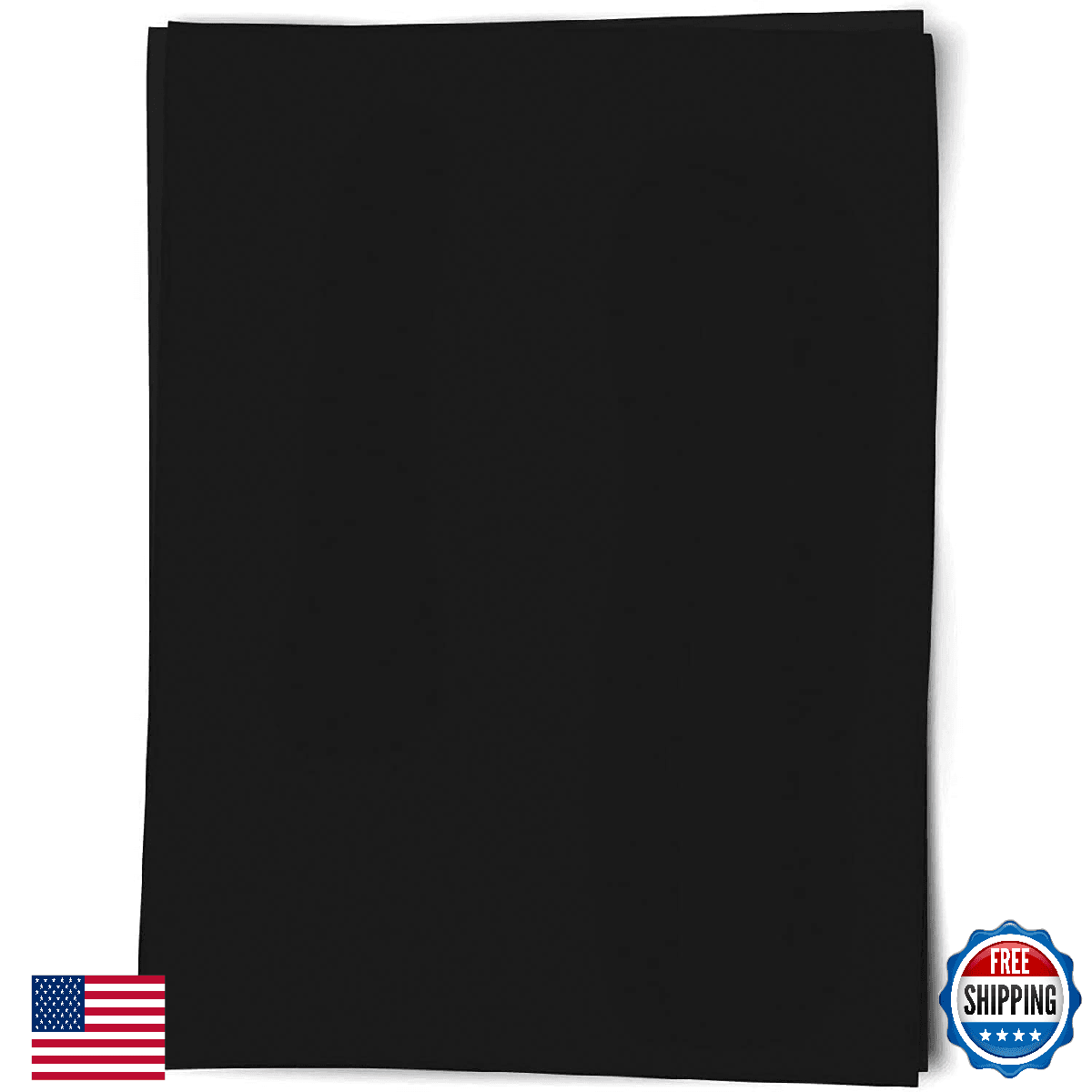 Black Poster Board, Premium 2-Sided 22x28 Poster Board for School Projects, Arts - Image 1
