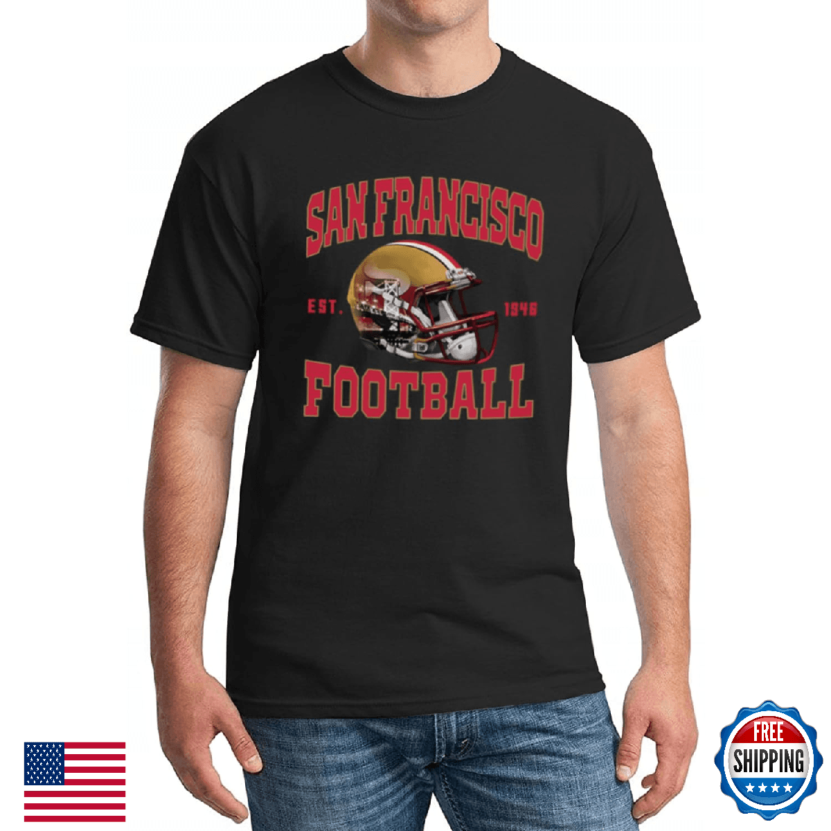 Team City T Shirt for Men Short Sleeve Vintage Tshirt Mens Football Sports Appar - Image 1