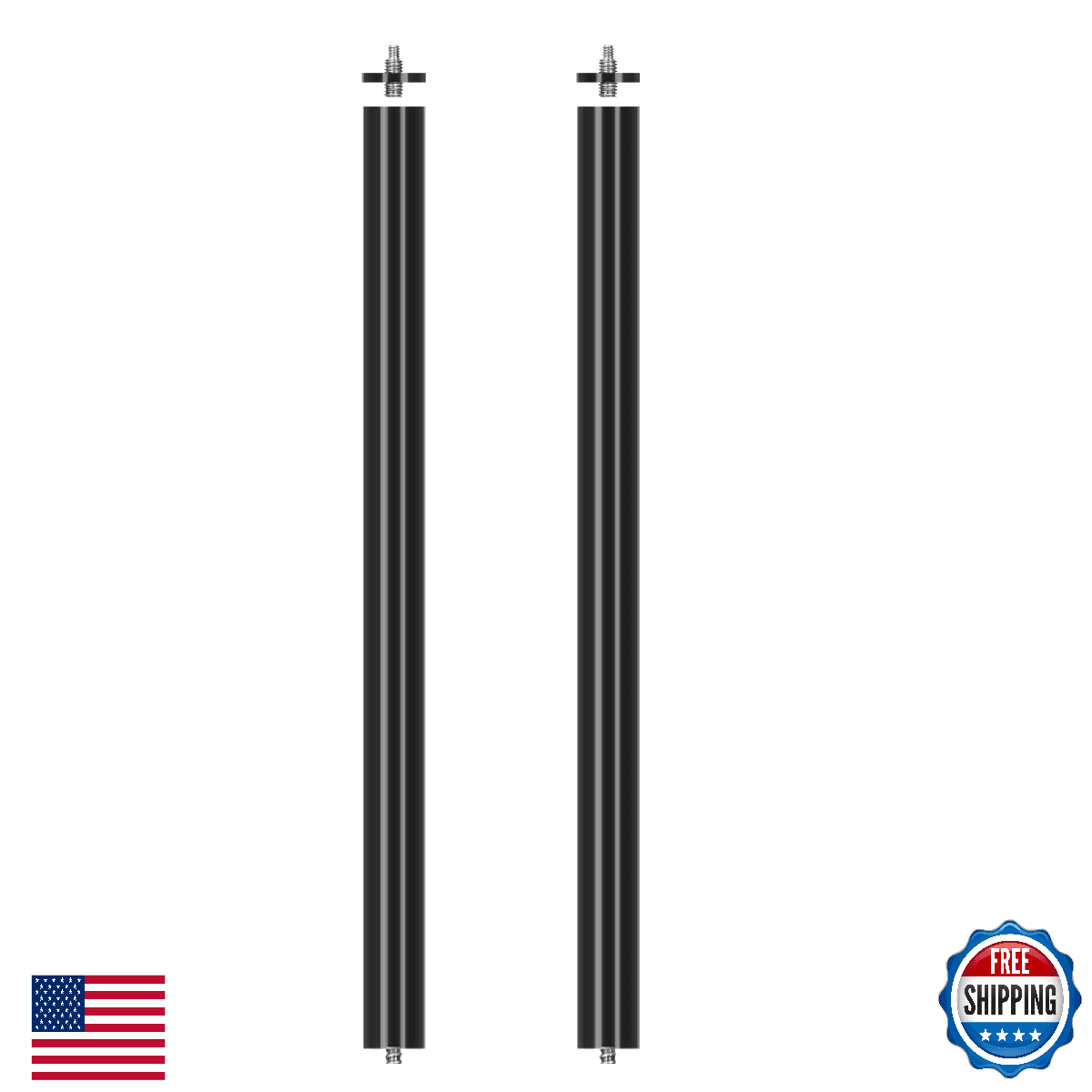 TARION Modular Base Extension Rod 43.3" Extension Pole Set 2× 21.6" Compatible T - Image 1