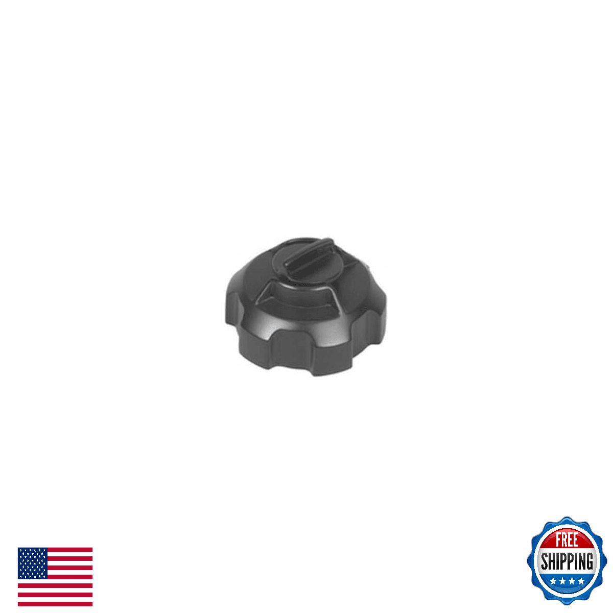 Moeller Tempo Manual Vent Gas Cap, Black - P/N 621501-10 - Image 1