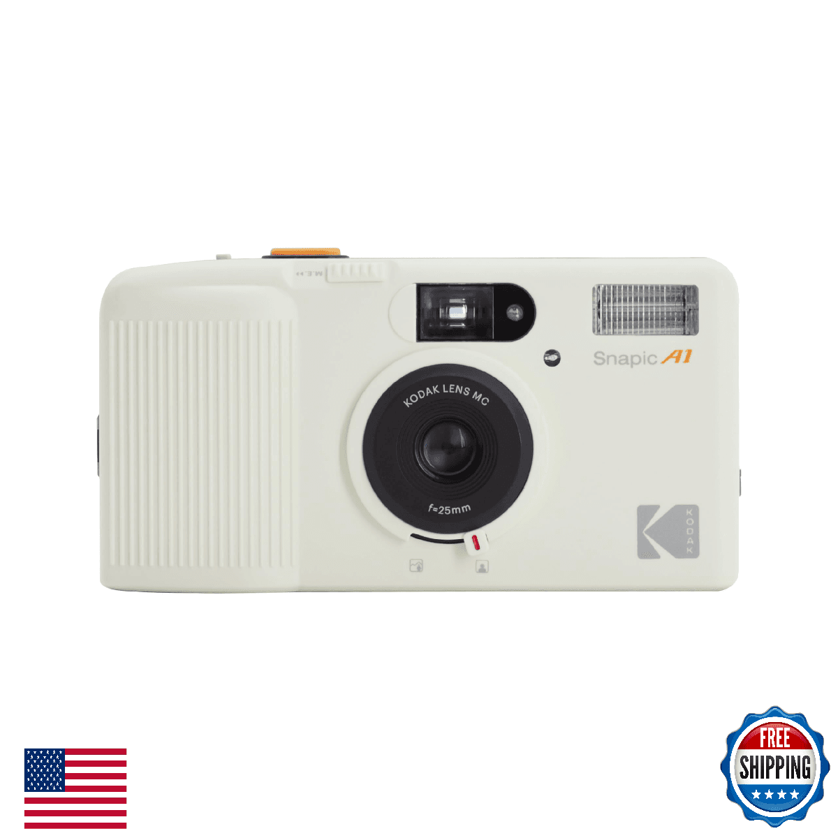 KODAK Snapic A1 35mm Film Camera 35mm, Reusable, 2-Zone Focus, Lightweight, Comp - Image 1