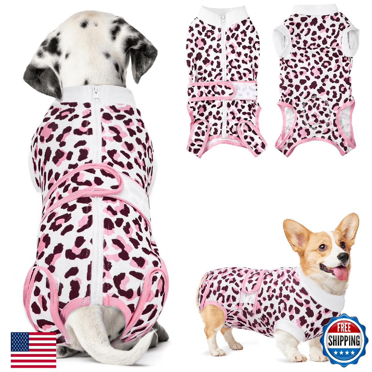 SlowTon Recovery Suit for Dogs - Dog Surgery Suit Female Spay Male Neuter, Dog S - Image 1