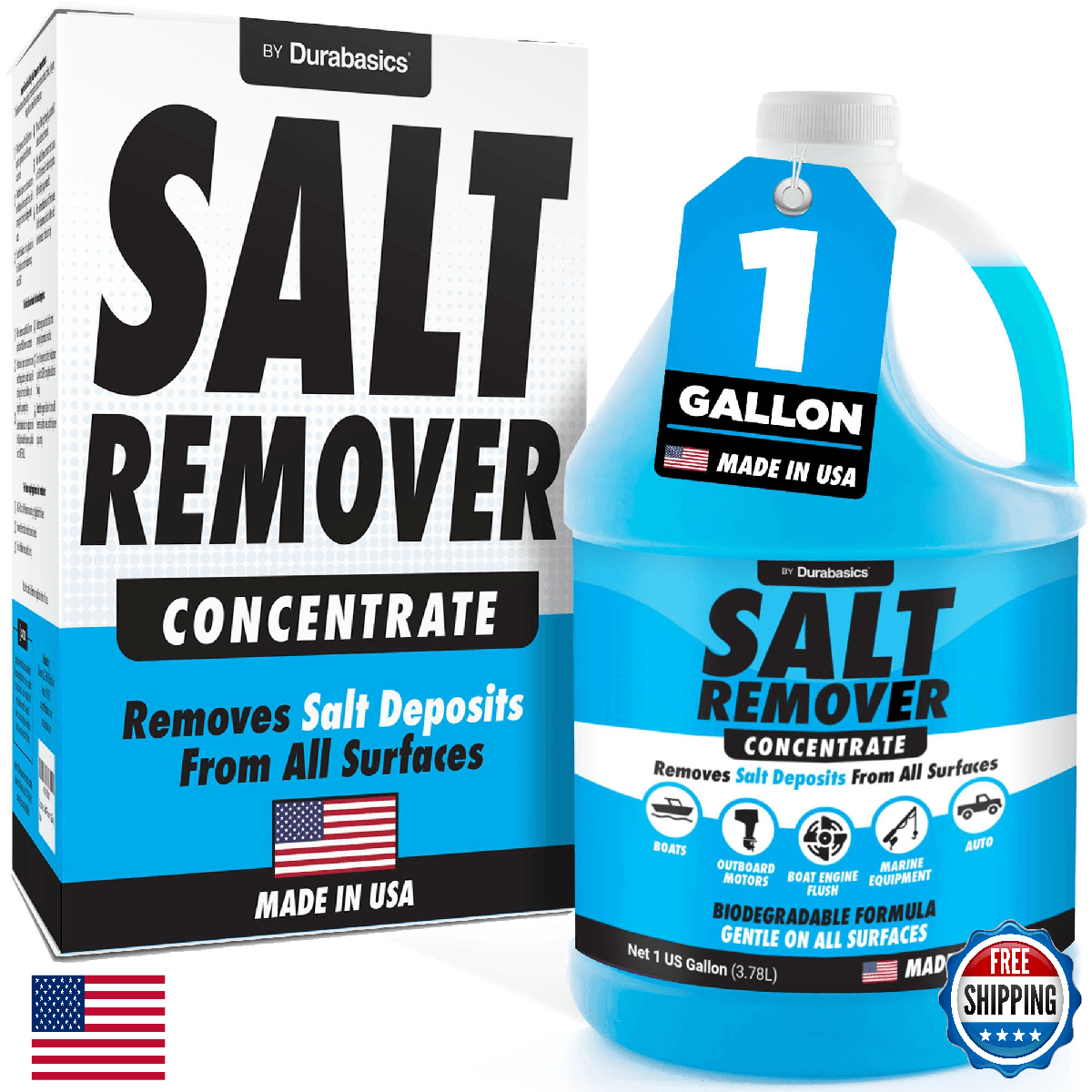 Salt Remover Concentrate 1G Marine Engine Flush Boat Outboard Motor Salt Deposit - Image 1