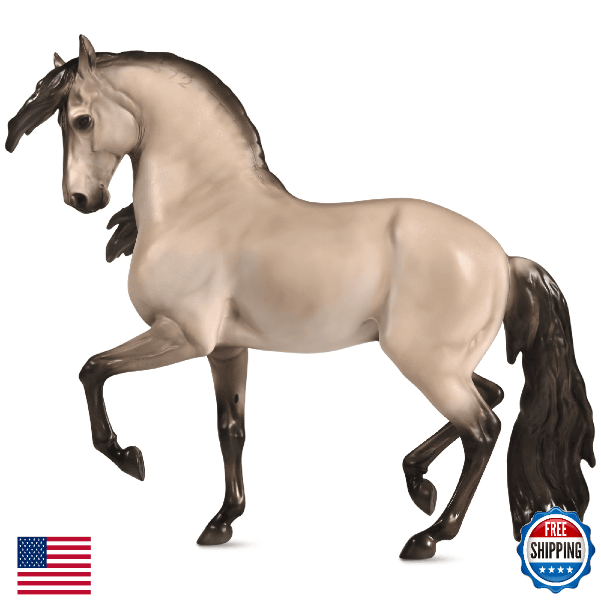 Breyer Horses Traditional Series Cossaco Lusitano Horse Figurine 11.25in L x 9in - Image 1