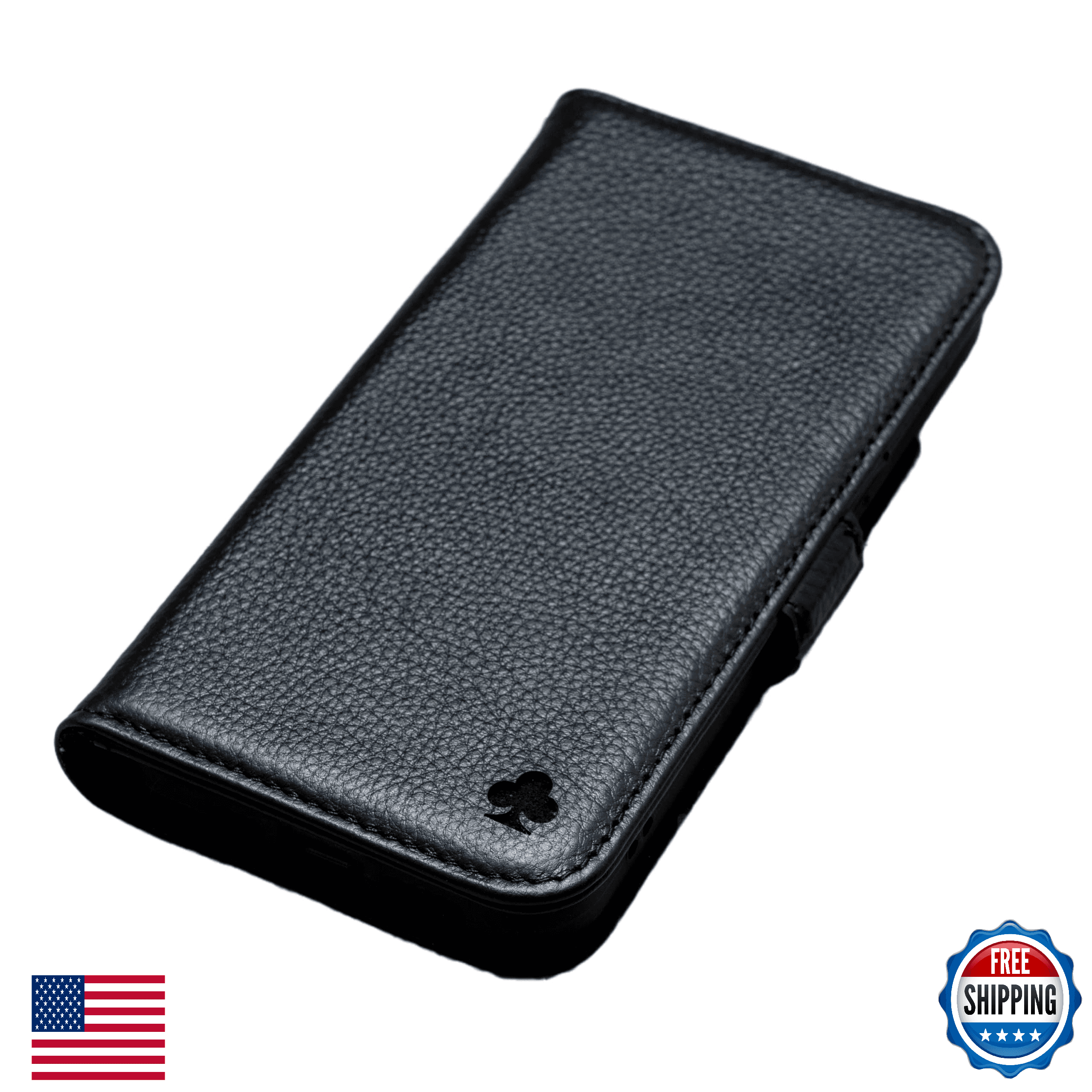 Porter Riley iPhone 15 Plus Real Leather Wallet Case Stand Card Holder - Image 1