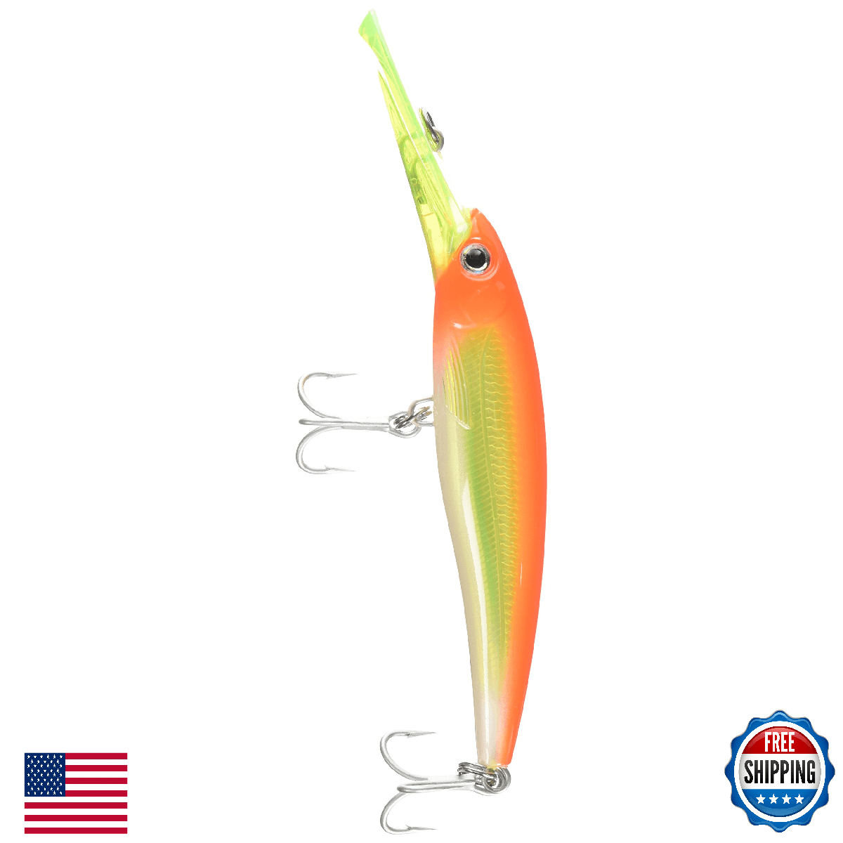 Rapala X-Rap Magnum 20 Fishing Lure Hot Head - Dives 15-30ft - Image 1