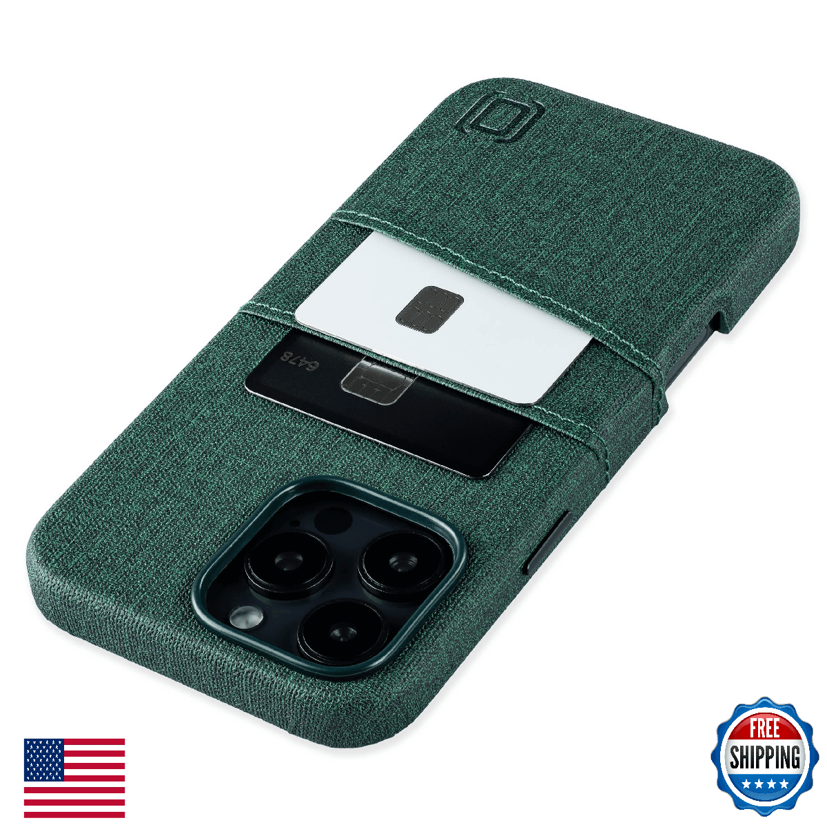 Dockem Card Case V2 for iPhone 16 Pro Max with Camera Control Cutout, Built-in M - Image 1