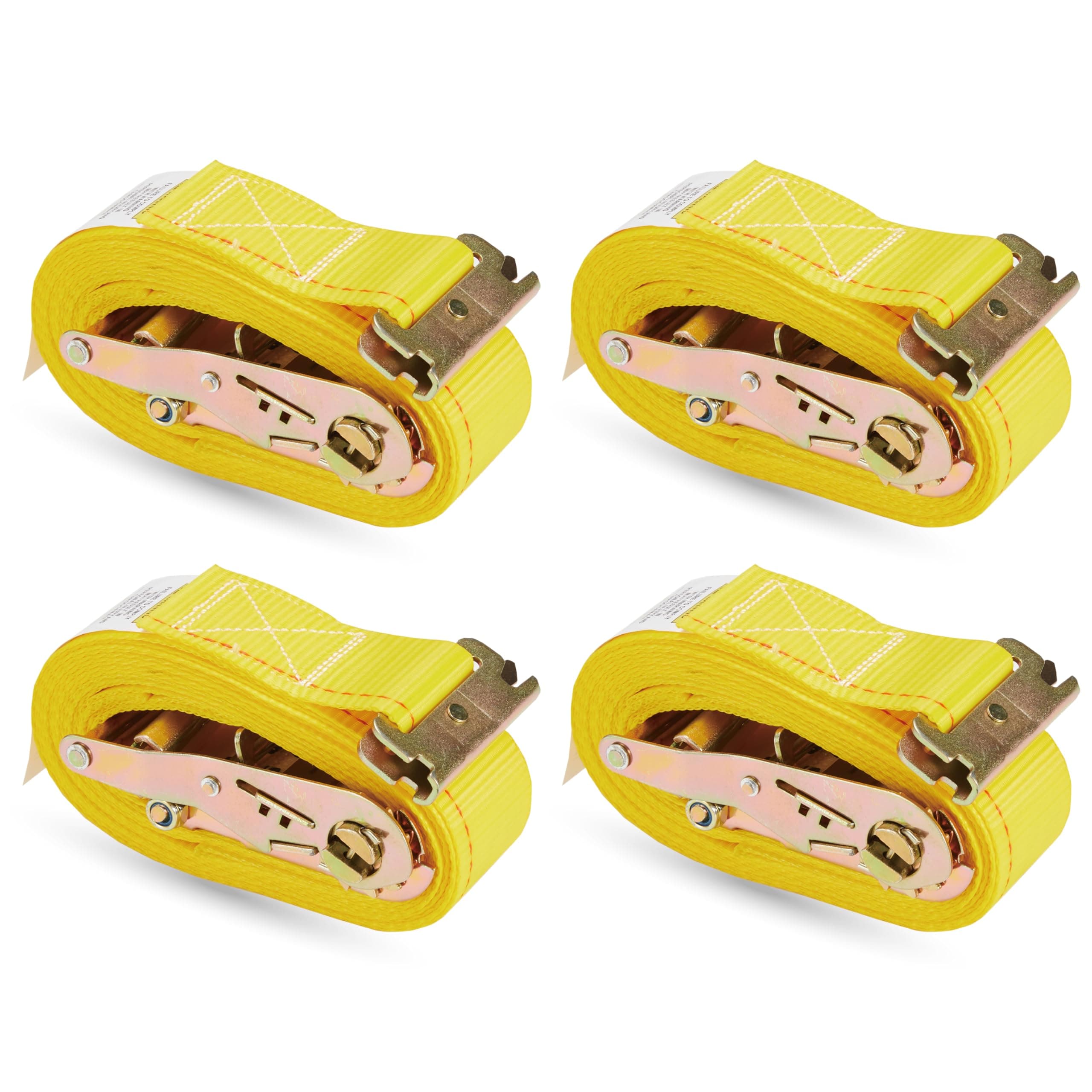 KODIAK 4PK E-Track Ratchet Straps 2"x20ft 4400lbs Cargo Tie Down Trailer - Image 1