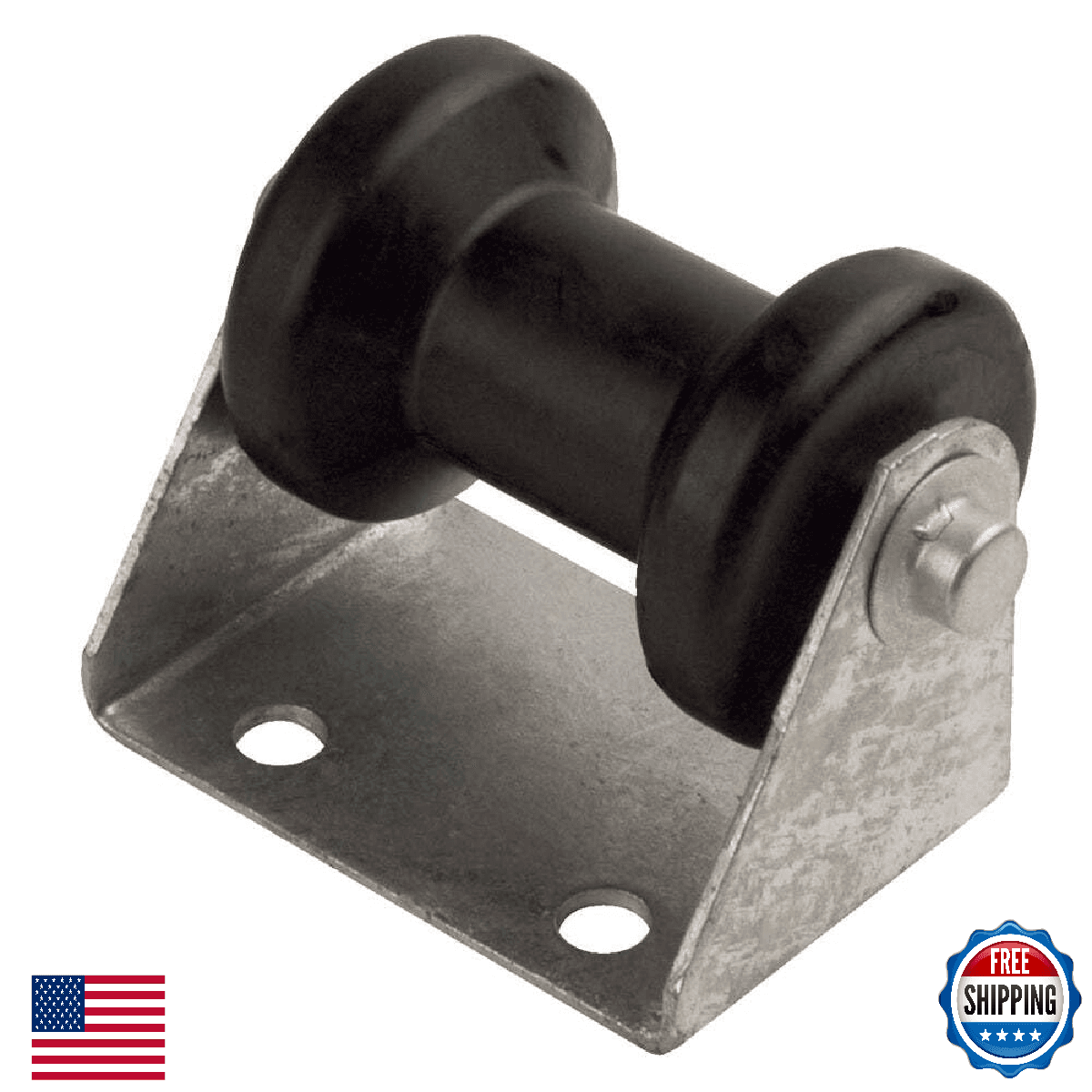 CE Smith Keel Roller Bracket Assembly 2" Wide Tong Boat Trailer Hardware - Image 1