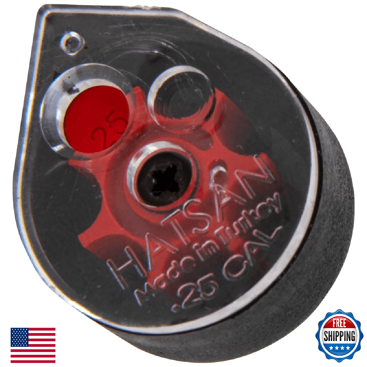 Hatsan Jet I/II Pistol S/Roto Index Airgun Magazine .25 Cal Black - Image 1