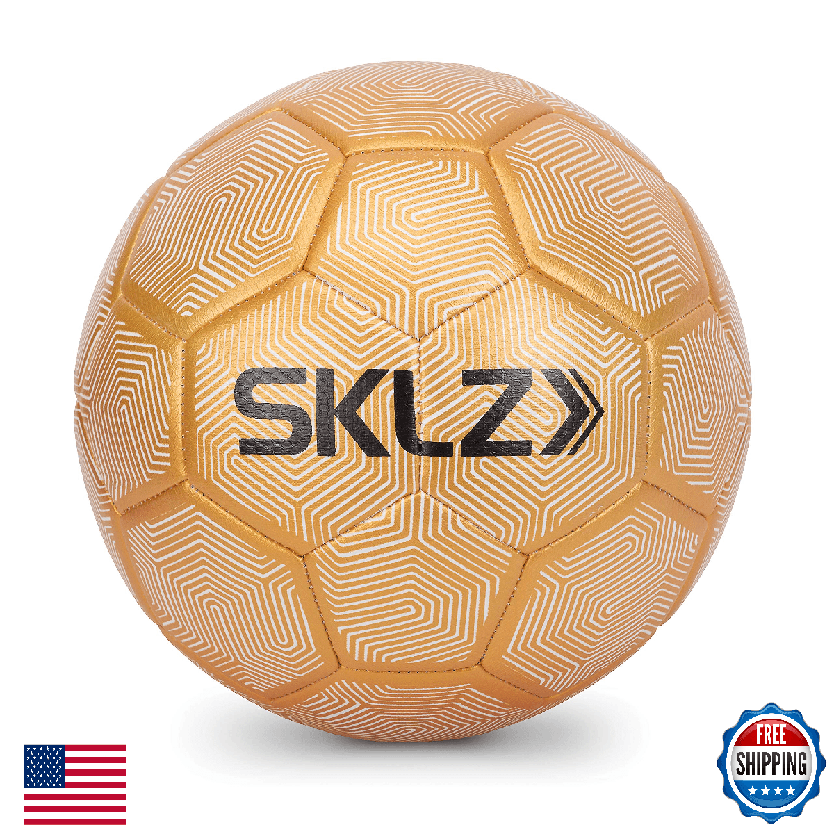 SKLZ Golden Touch Weighted Soccer Technique Training Ball - Size 3, Weight 5 - Image 1