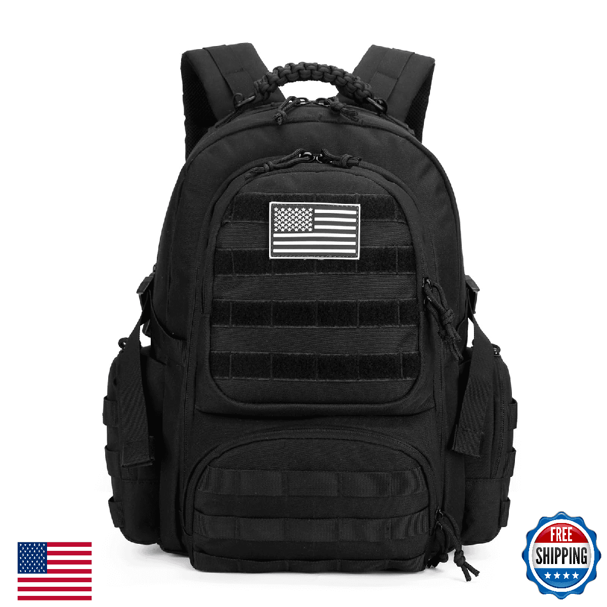 30L Military Tactical Backpack Army 3-Day Assault Pack Molle Outdoor - Image 1