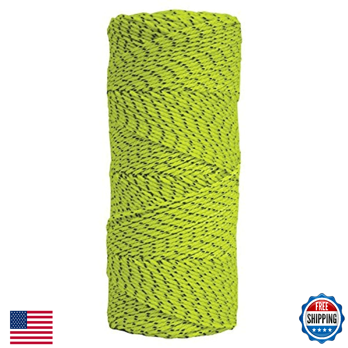 Kraft Tool BC354 Bonded Braided Nylon Line 500ft, Green/Black - Image 1