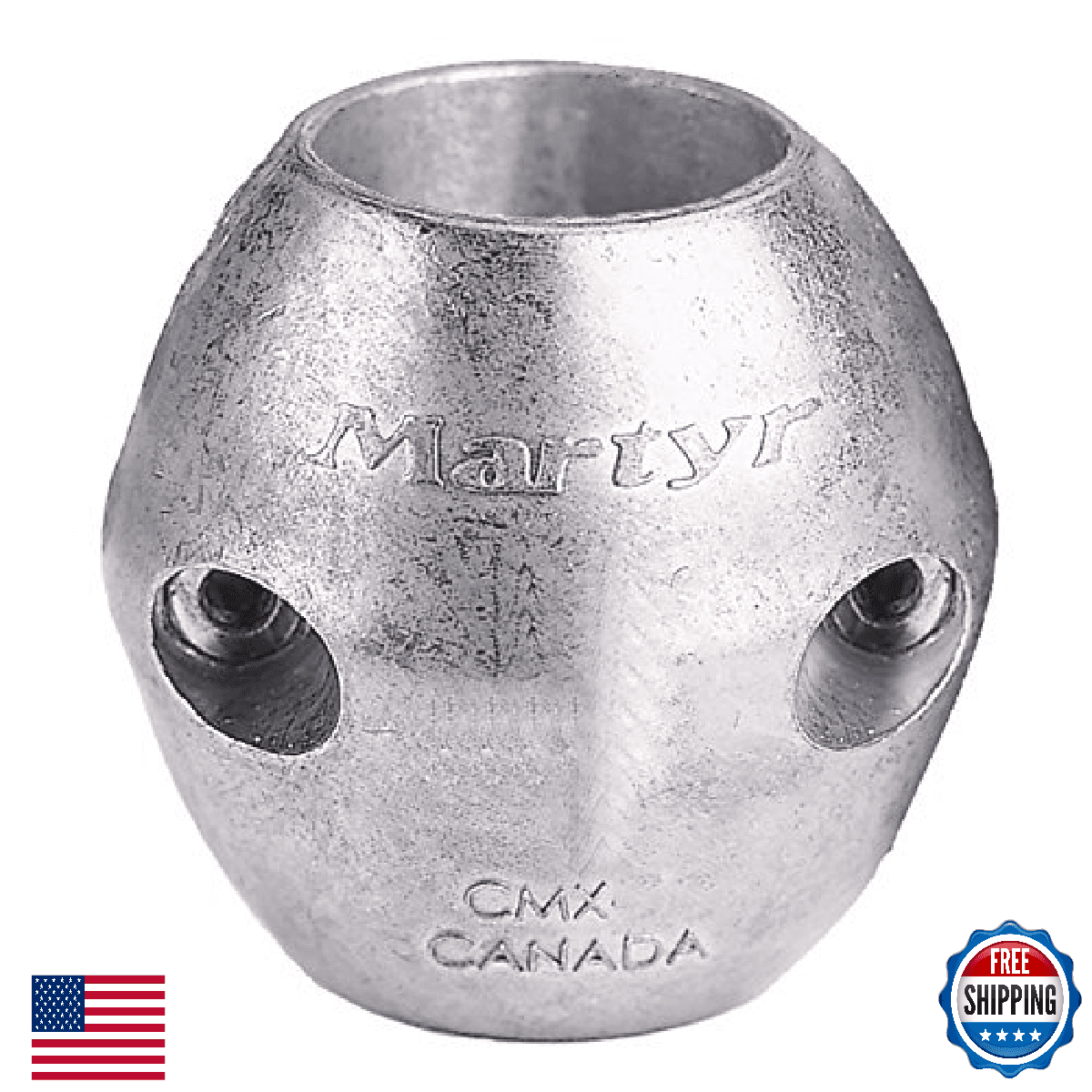 Martyr CMX06AL Streamlined Shaft Anode Stainless Steel Slotted Head - Image 1