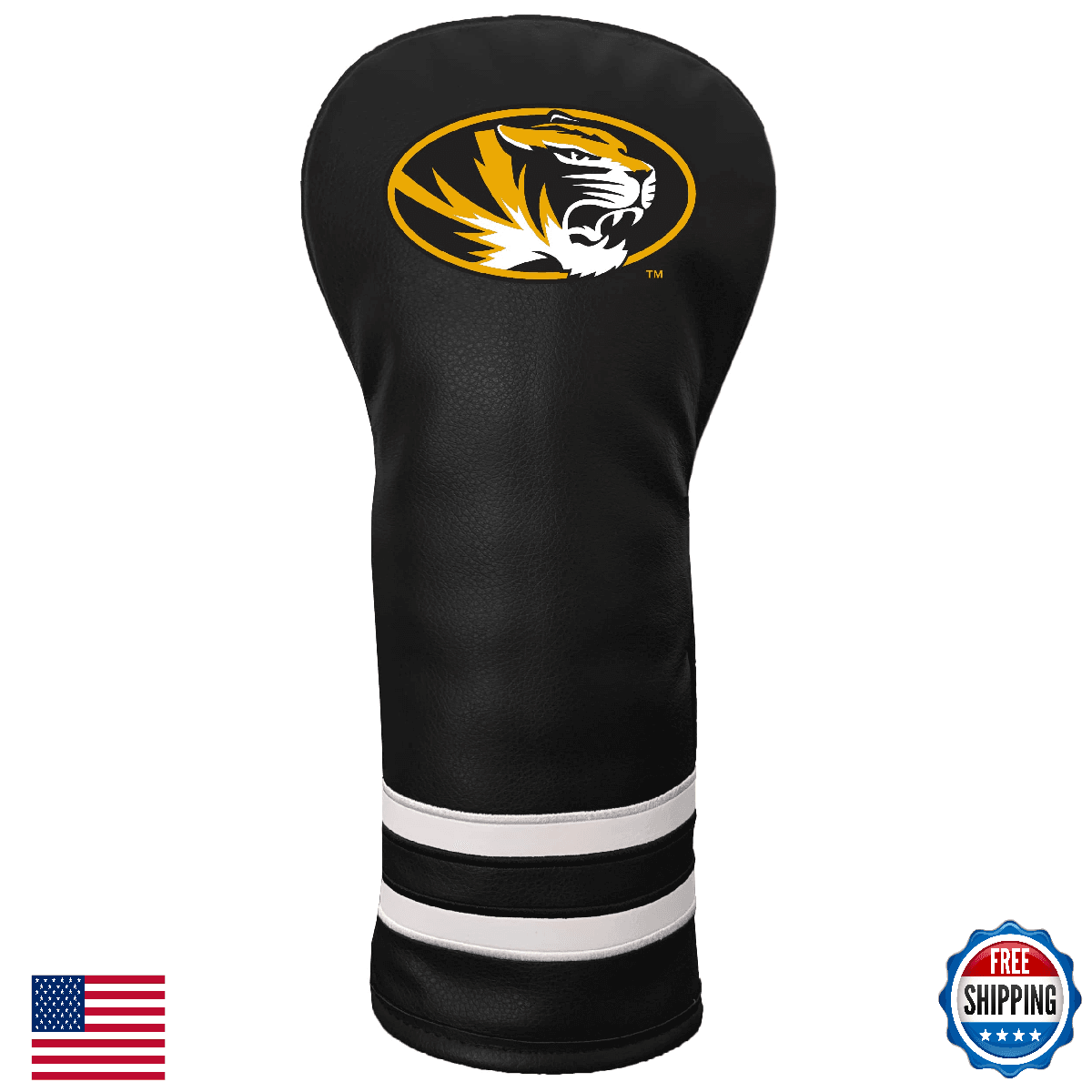 Team Golf NCAA Vintage Fairway Headcover - Fits All Fairway, Hybrid Clubs - Image 1