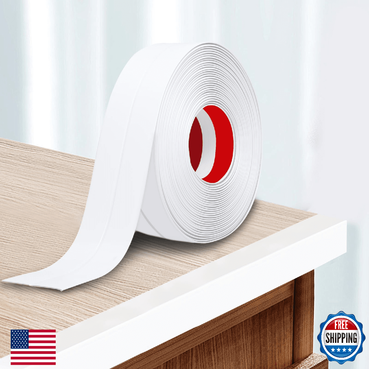 Storystore Wall Corner Protector Moulding Trim 2.4 in x 42.7 Ft,Peel and Stick C - Image 1