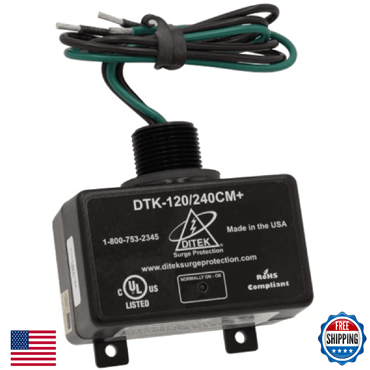 DITEK DTK-120/240CM+ Surge Arrestor Parallel Protector NEMA 4X Multi-Purpose - Image 1
